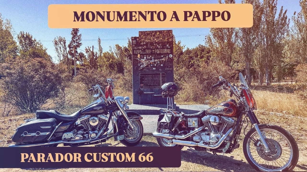 💕TODOS LOS DMNGRS💕Al Monumento de PAPPO en Luján. Y almorzamos en frente en el Parador Custom 66 🎸🎧🤘