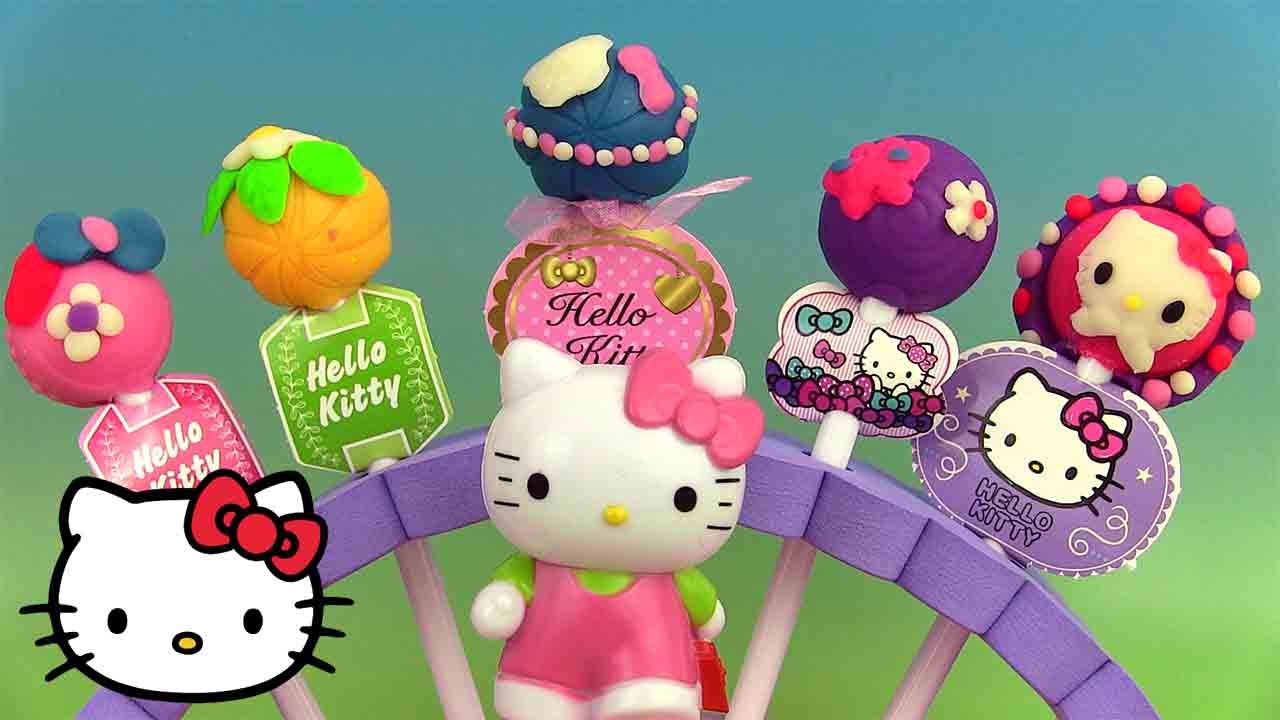 Play Doh Hello Kitty P¢te   modeler Sucettes Hello Kitty Lollipop Maker Lolly Pops ãƒãƒ­ãƒ¼ã‚­ãƒ†ã‚£