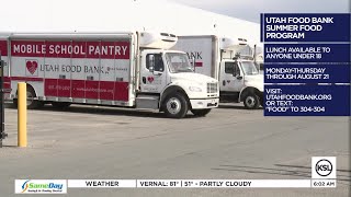 Utah Food Bank offering free summer lunches for kids