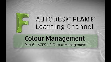 CM - Part 6 - ACES 1.0 Colour Management - Flame 2017x1