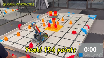 New Strategy, New Record! | 154 Points – Our Highest Score Yet | VEX Robotics 2025–2026 🚀