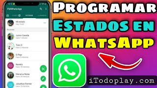 Como PROGRAMAR ESTADOS en WhatsApp 😁 Tecnol Charlis screenshot 4