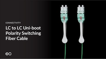 ECX LC to LC Uni-boot Polarity Switching Fiber Cable