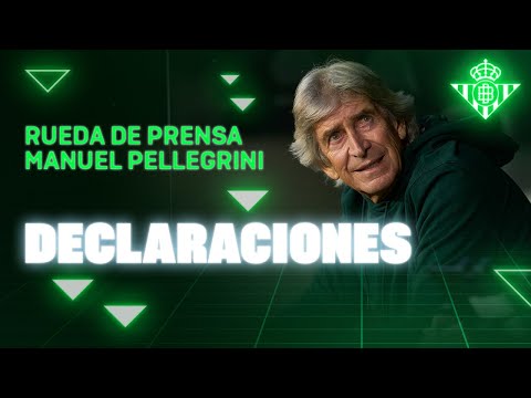 Rueda de prensa de Manuel Pellegrini tras el #RealBetisCelta 🗣🎙 | Real BETIS Balompié