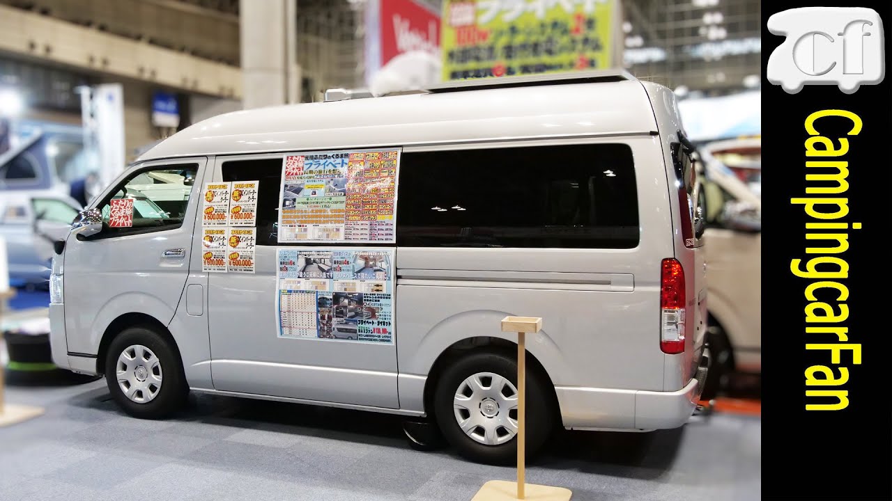 [Buccantches Pullman F: RINEI Product] Japanese Hiace  high roof Camper van with vertical bunk bed