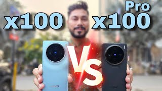 vivo x100 vs x100 Pro Zoom Test