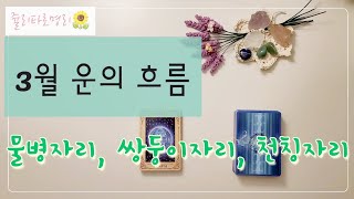 3월 운의흐름 ♒물병자리 ♊쌍둥이자리 ♎천칭자리