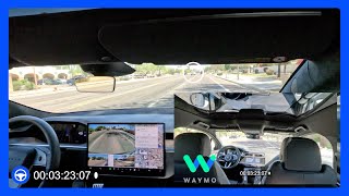 Timing FSD (Supervised) 12.3.6 versus the "Waymo Driver" | Chandler, AZ | 2023 Model S (HW4)