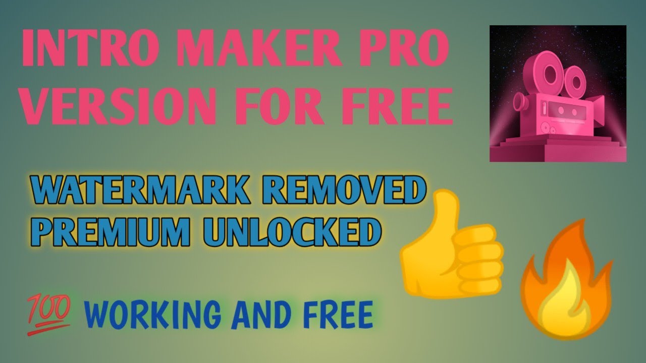 Free youtube intro maker no watermark - jasbucks