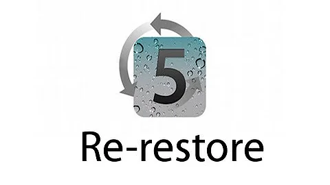 Redsn0w - Re-restore iOS 6, iOS 5, iOS 4 (iPhone, iPod touch, iPad)
