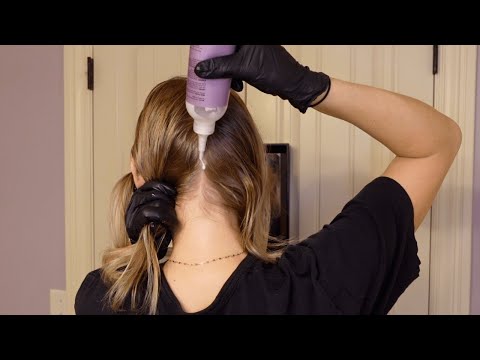 coloring my hair at home | IGK Shade: Latte Dark Natural Blonde @TashVitorsky