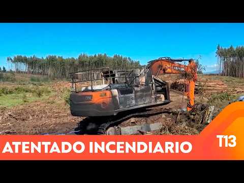 Ataque incendiario afecta a faena en CMPC en Angol