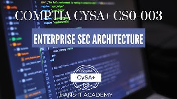 Enterprise security architecture  - CompTIA CySA+ CS0-003 1.48