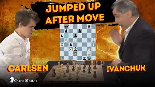 Vasyl Ivanchuk Vs Magnus Carlsen - Ivanchuk JUMPED UP after Carlsen's move World Blitz Championship by ChessMaster Max 3,848 views 1 year ago 10 minutes, 5 seconds