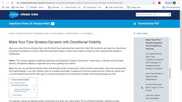 Dynamic field visibility using Lightning Flow - Winter 20