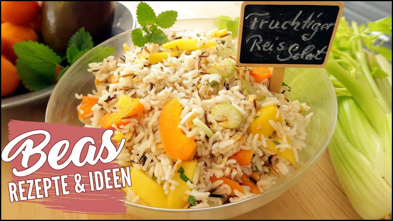 Fruchtiger Reissalat Rezept | Wildreis &amp; Basmati Reis mit Früchten ...
