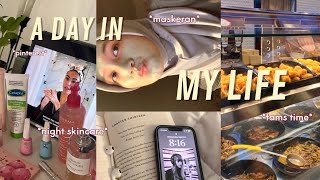 A DAY IN MY LIFE 𐙚  : night routine (selfcare), holiday with fam + do homework 𓍢ִ໋🌷͙֒