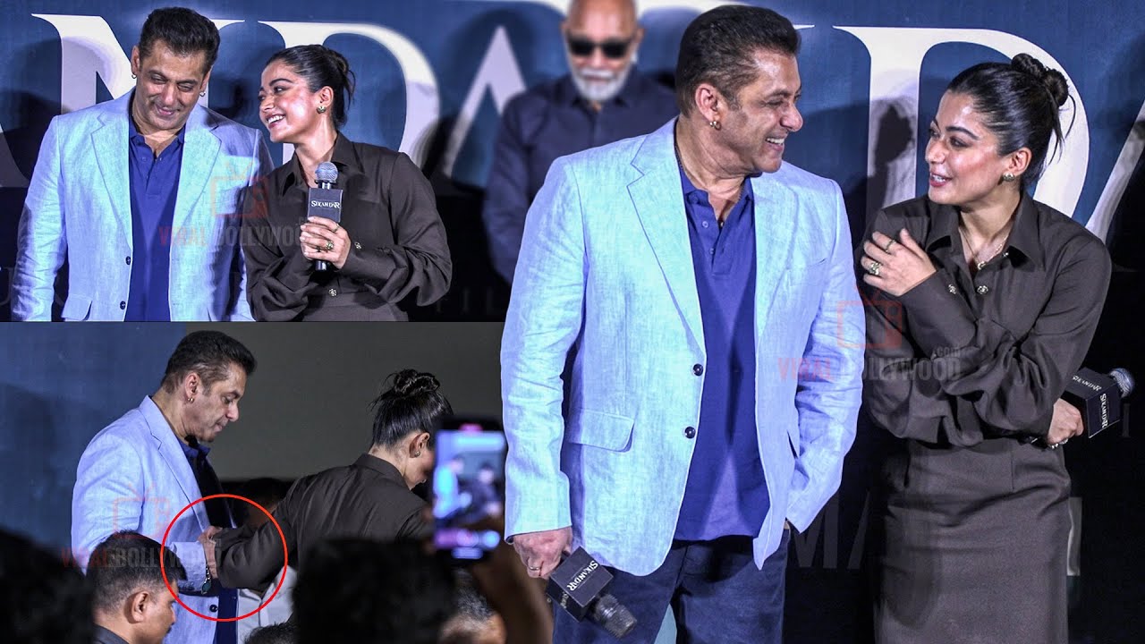 Salman Khan Praise Rashmika Mandanna Hardwork | Pushpa 2 | Showing Care at Sikandar Trailer Launch