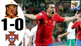 España vs Portugal, "Fifa World Cup" "Sudafrica 2010" - Resúmen (29/06/2010)