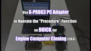 How to Clone Buick Delco E83 ECU by Launch X-prog3 PC Adapter