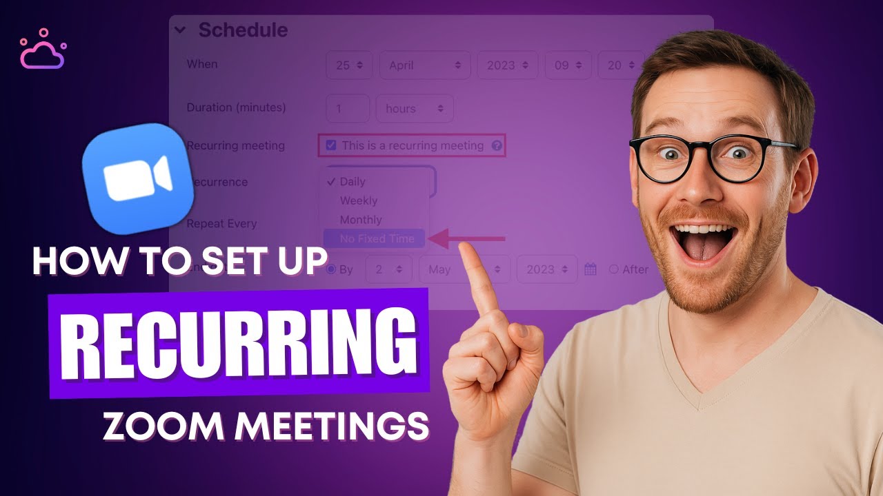 How to Create a Recurring Zoom Meeting - YouTube