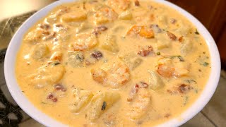 Seafood Baked Potato Chowder