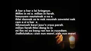 Video thumbnail of "Falam Pathian hla mawi lyrics"