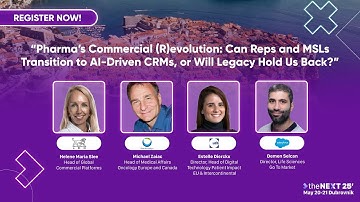 DAY 2 - Pharma’s Commercial (R)evolution: Can Reps and MSLs Transition to AI-Driven CRMs?