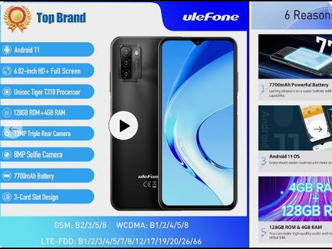 Видеообзор Ulefone Note 12