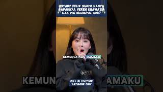 Ustadz Felix Siauw Nanya Bapaknya Veren Khawatir Gak Dia Ngumpul Gini ? - Raymond Chin Koiyo Cabe