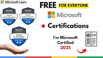 Free Microsoft Certifications || AI, Azure Skills in 2025