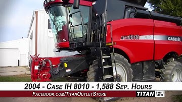 Case IH 8010, 1588 Sep Hrs, FT,AHHC, Long Auger, Rock Trap Combine Sold on ELS!