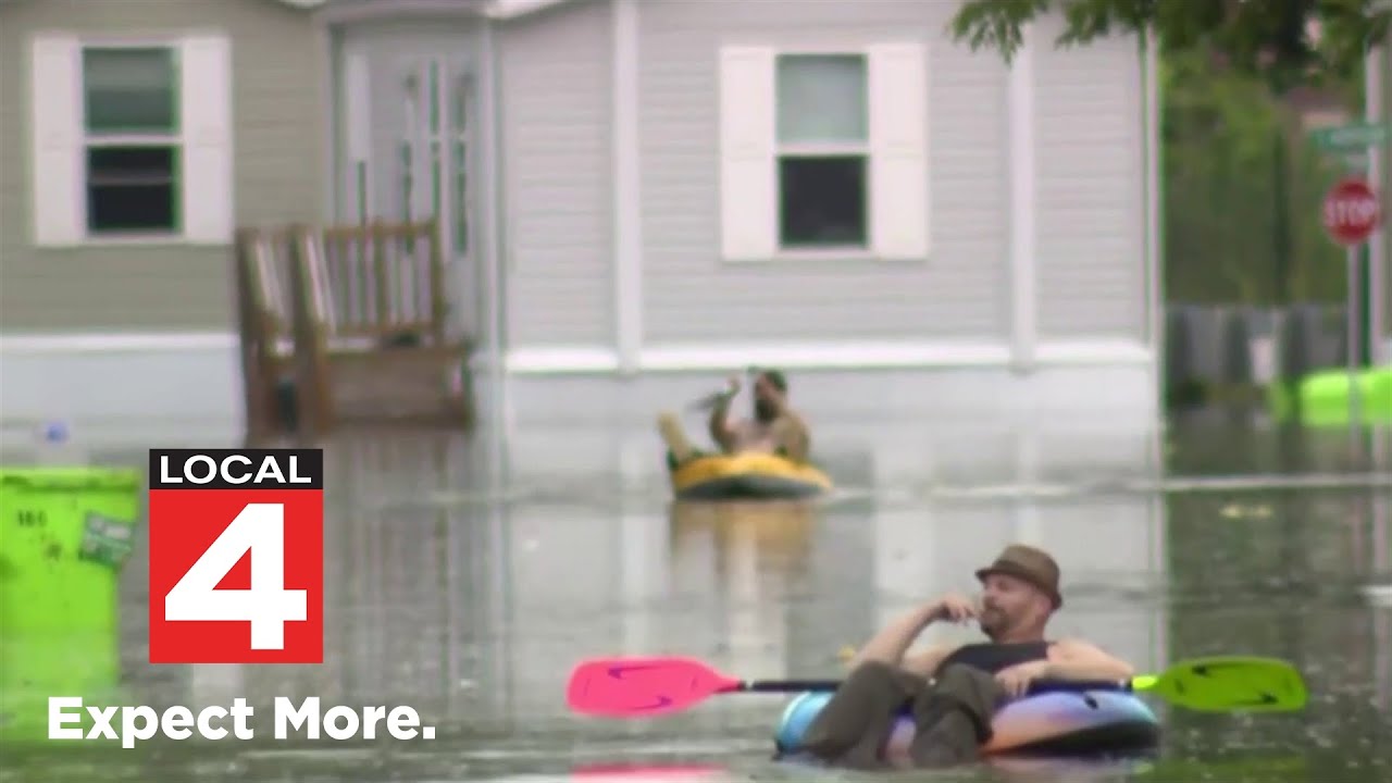 Clean-up underway after intense storm rips through Metro Detroit - YouTube