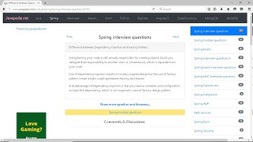 Difference between Dependency Injection and Factory Pattern. | javapedia.net
