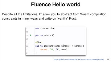 Rust Meetup: Fluence: interface-types for server-side WebAssembly modules