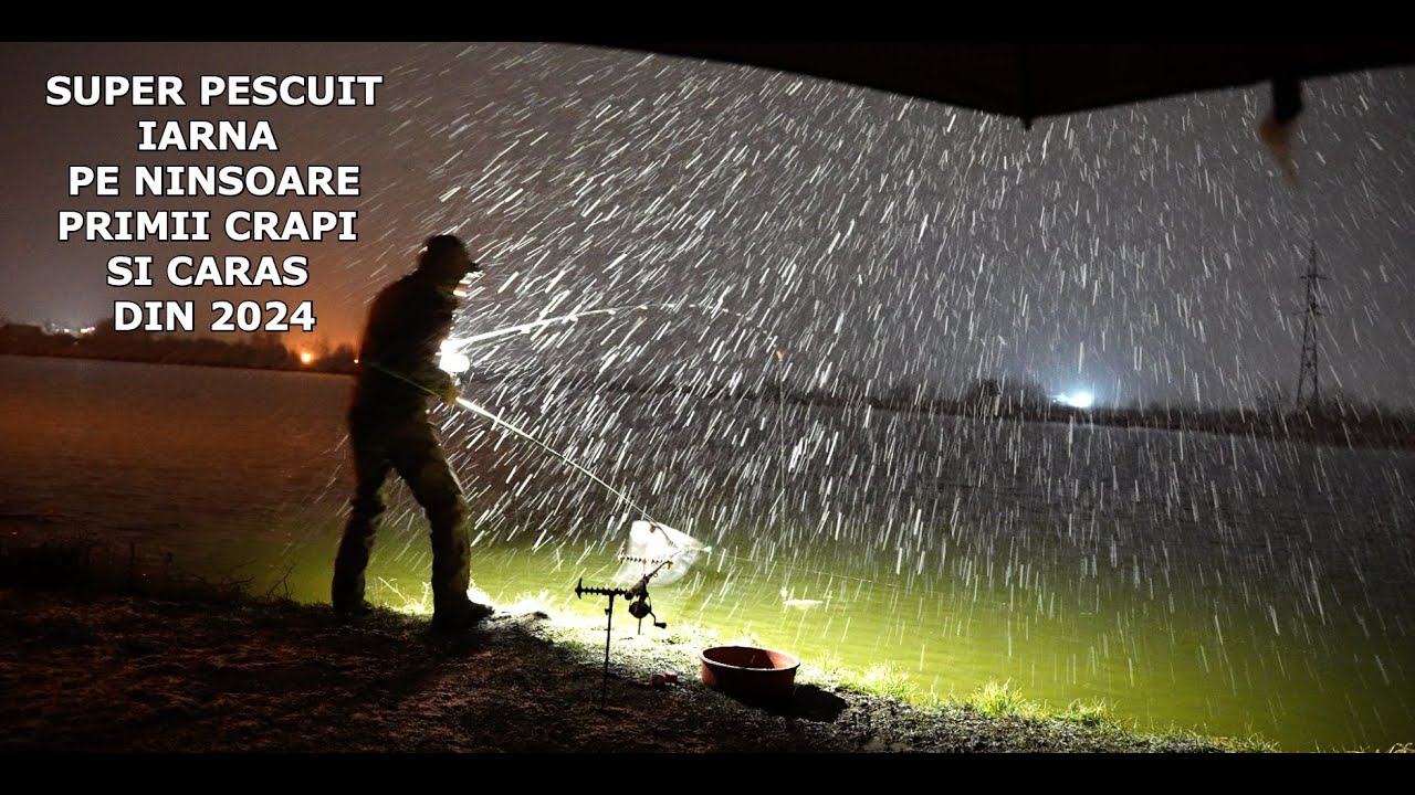 SUPER Pescuit 2024 Iarna Pe NINSOARE CA IN POVESTI cu Pesti FRUMOSI - Primii CRAPI și CARASI din An