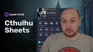 Call of Cthulhu character sheet overview