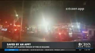 Man Credits Citizen App For Alerting To Him Fire In His Building