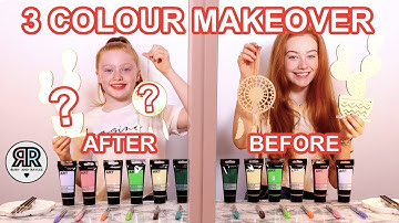 Twin Telepathy 3 Color Paint & Marker Makeover Challenge *Cheap DIY’S | Sis vs Sis | Ruby and Raylee