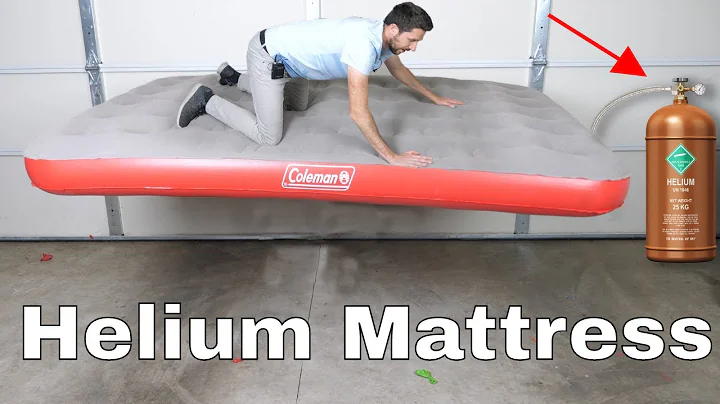 Floating Experiment: Filling an Air Mattress with Helium!