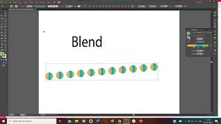 How to use the BLEND TOOL Circle - Adobe Illustrator Tutorial#palthink