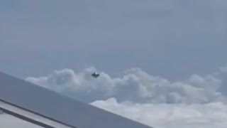 Classic Flying Saucer Shaped UFO Sigthed During A Commercial Flight Over Colombia.