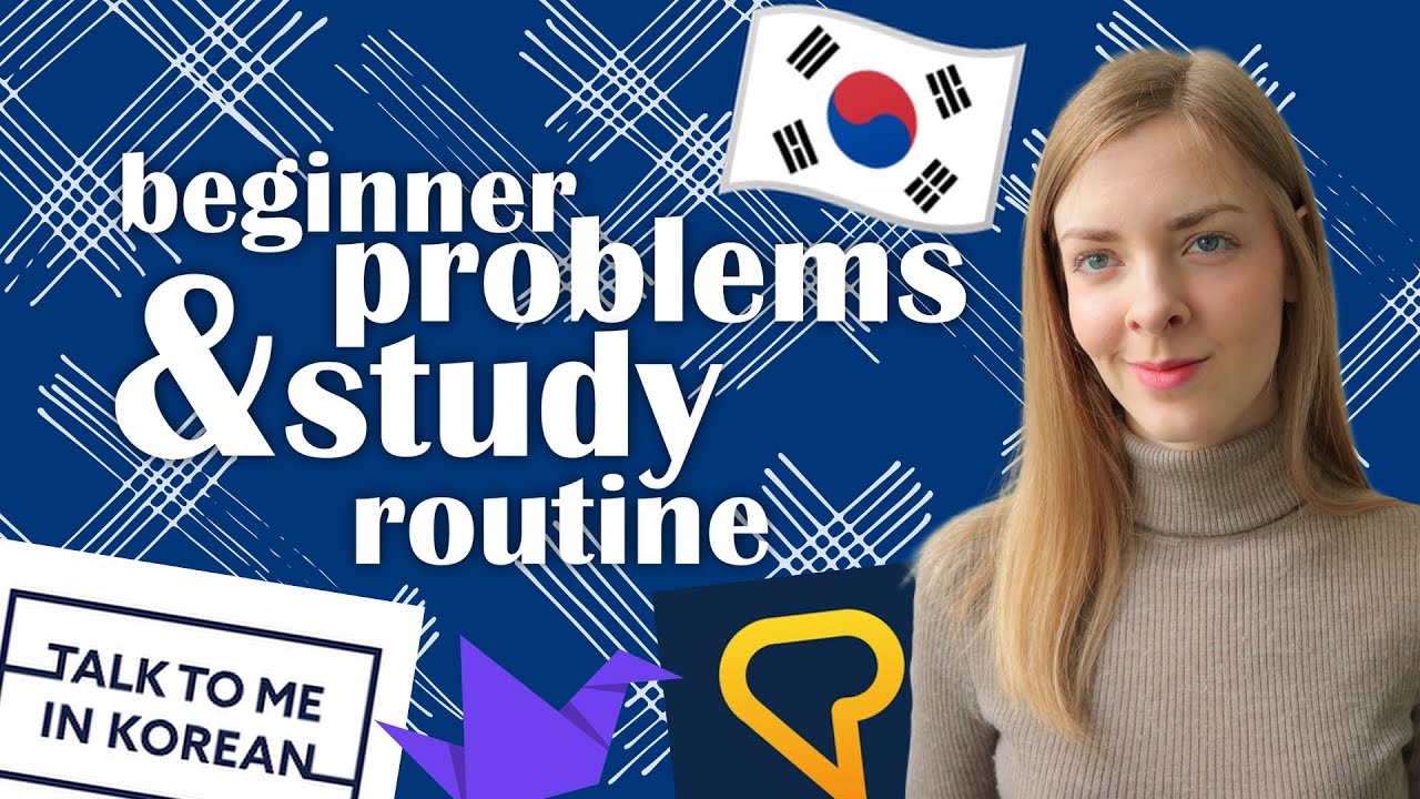 Korean Study Routine for Beginners | Learning Vocab & Grammar with ...