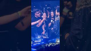 He grabbed the mic out of The Weeknd’s hand 😂😂😂 #theweeknd #trending #shorts #afterhours #tour