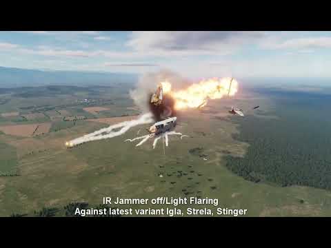 DCS World: Effectiveness of Su-25T IR Jammer against latest IR SAMs.