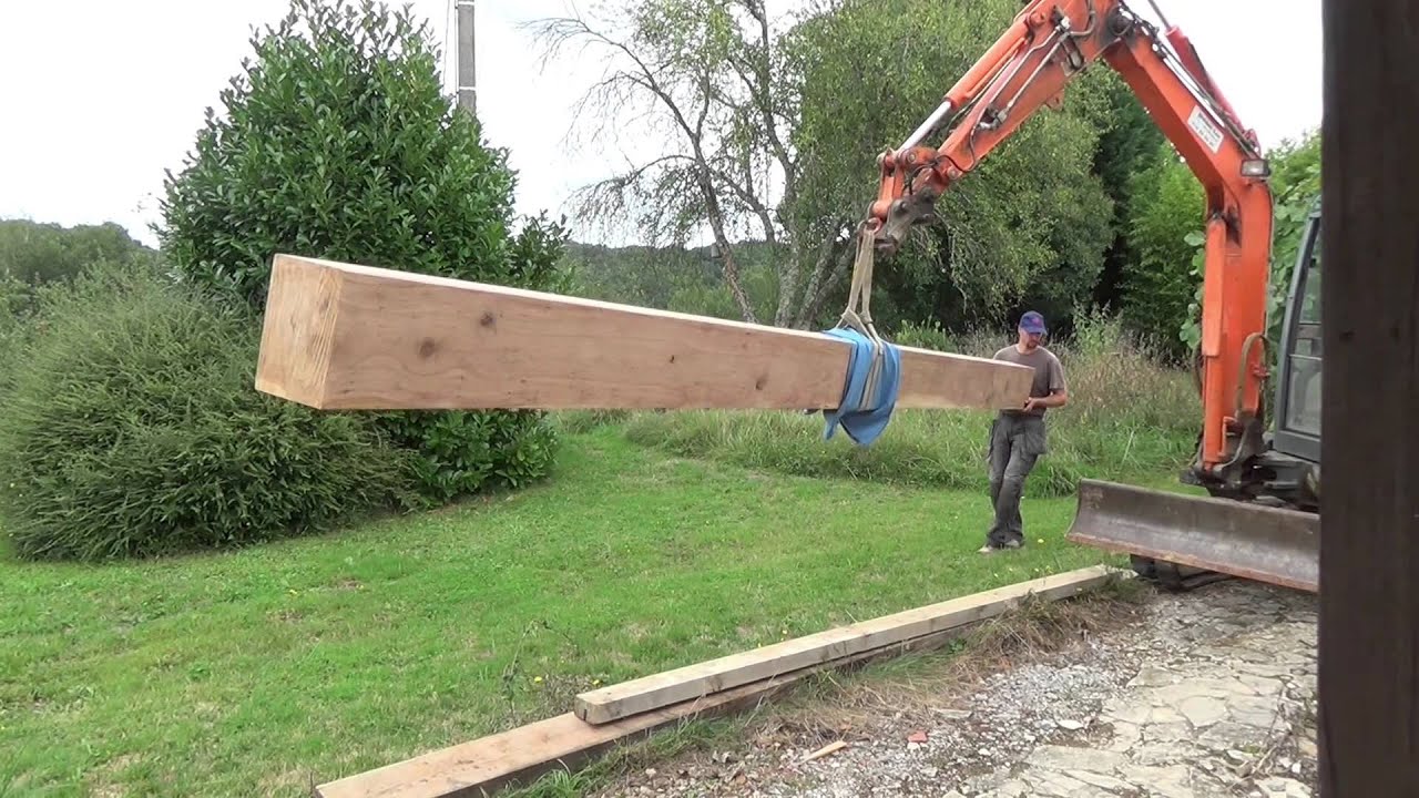 Balk vervangen in oud Frans huis