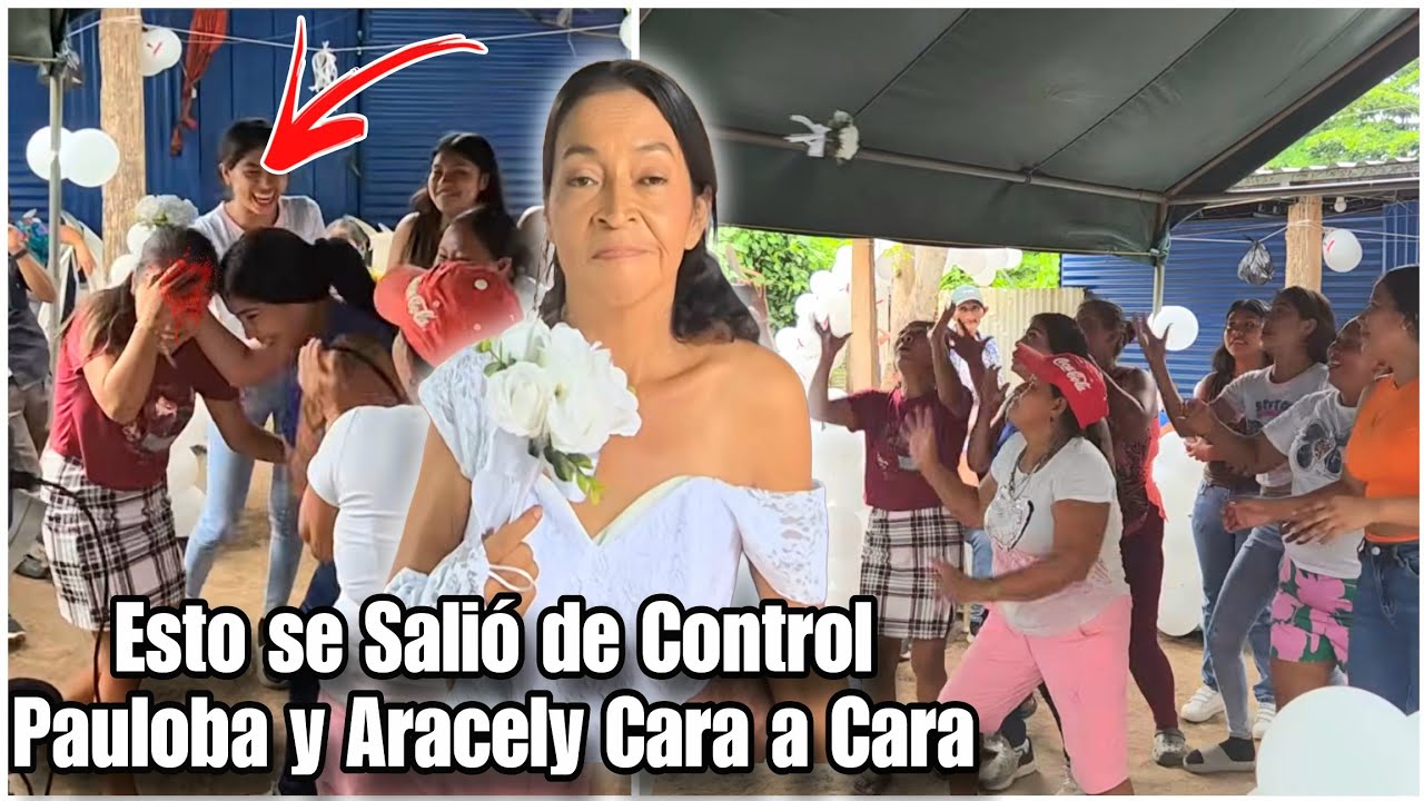 Urgente Pauloba le R3b7entó la Nariz a Aracely en plena boda: se pele4n por el ramo