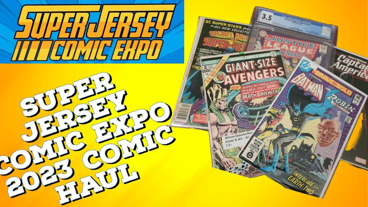 Super Jersey Comic Expo 2023 Comic Hunting + My Haul! YouTube
