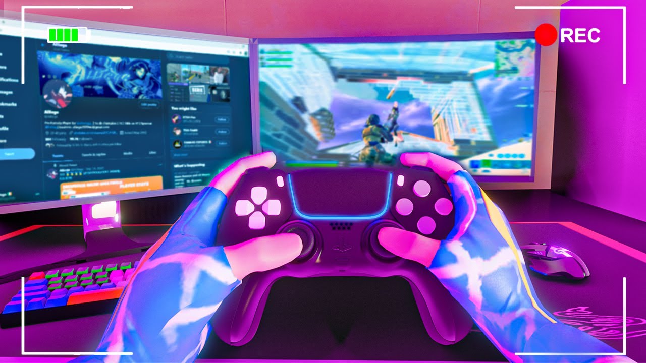 ASI SE VEN MIS MANOS JUGANDO FORTNITE *+50,000 PUNTOS EN ARENA*