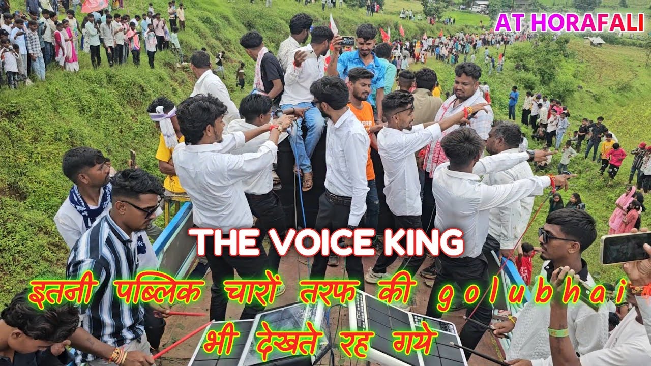 इतनी पब्लिक चारों तरफ की golubhai भी देखते रह गये//KK THE VOICE KING AT HORAFALI 